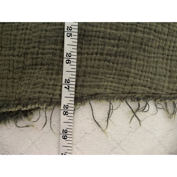 POL Anthropologie Gauzy Lace Button Up Shirt Shacket Boho Oversized Size Medium - Picture 7 of 8